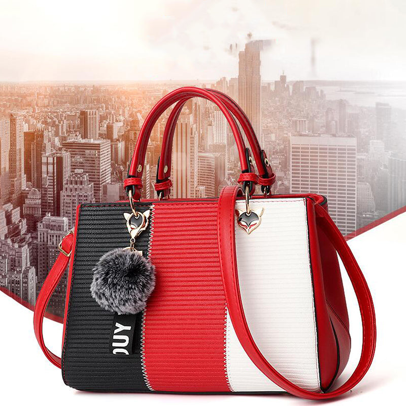 Women Puffball Ornaments Tote