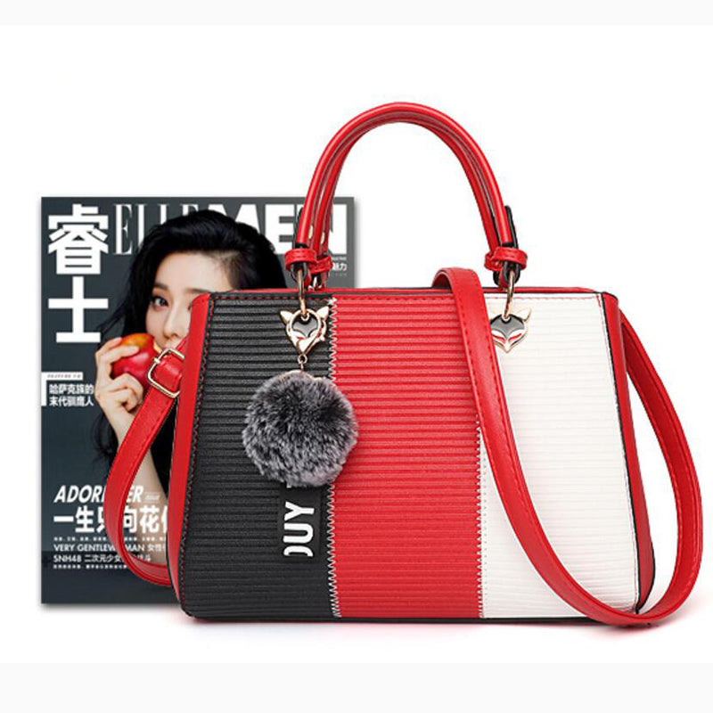 Women Puffball Ornaments Tote