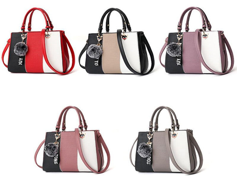 Women Puffball Ornaments Tote