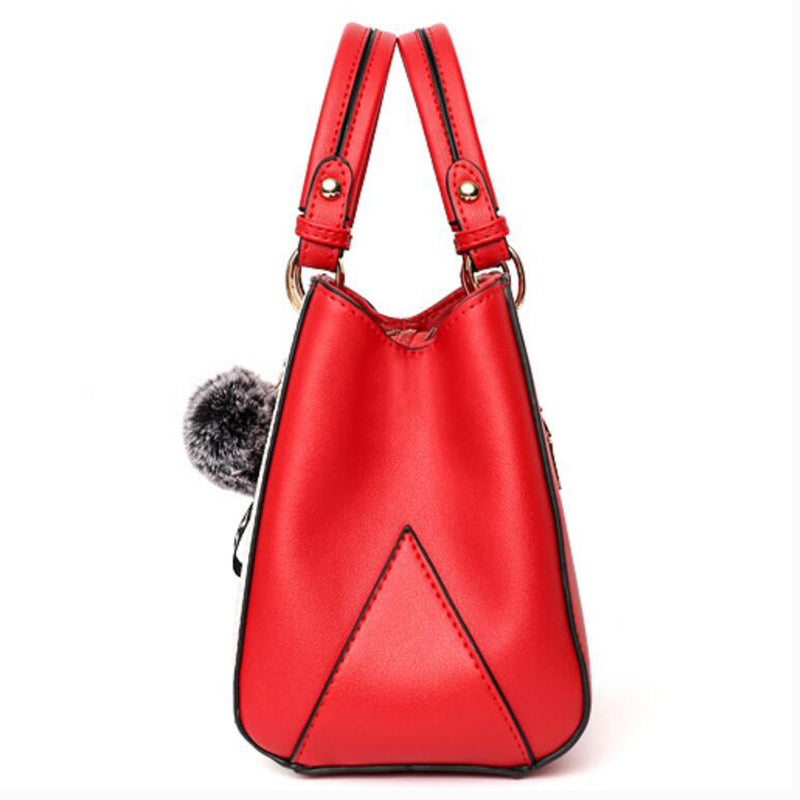 Women Puffball Ornaments Tote