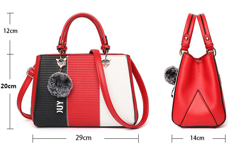 Women Puffball Ornaments Tote
